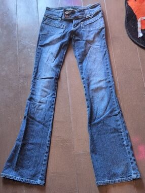 Women's Dark Blue Flare Jeans